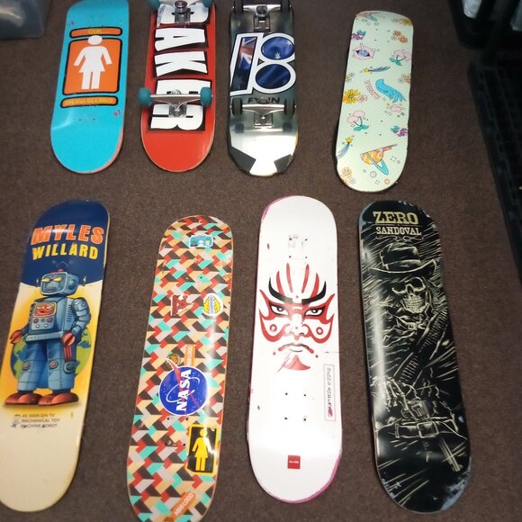 Other - 8 Skateboard Decks With Extra